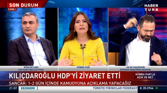 Canlı yayında 'Kılıçdaroğlu PKK'nın adayıdır' sözleri sonrası gergin anlar...